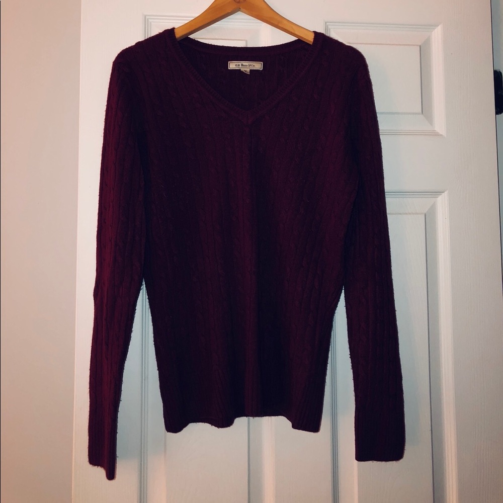 Maroon Day Sweater